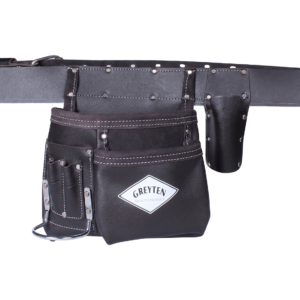6-Pocket Tool Pouch with Leather Belt